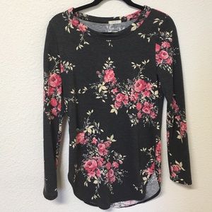 Floral Long Sleeve Top